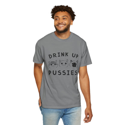 Drink Up Cat - T-Shirt