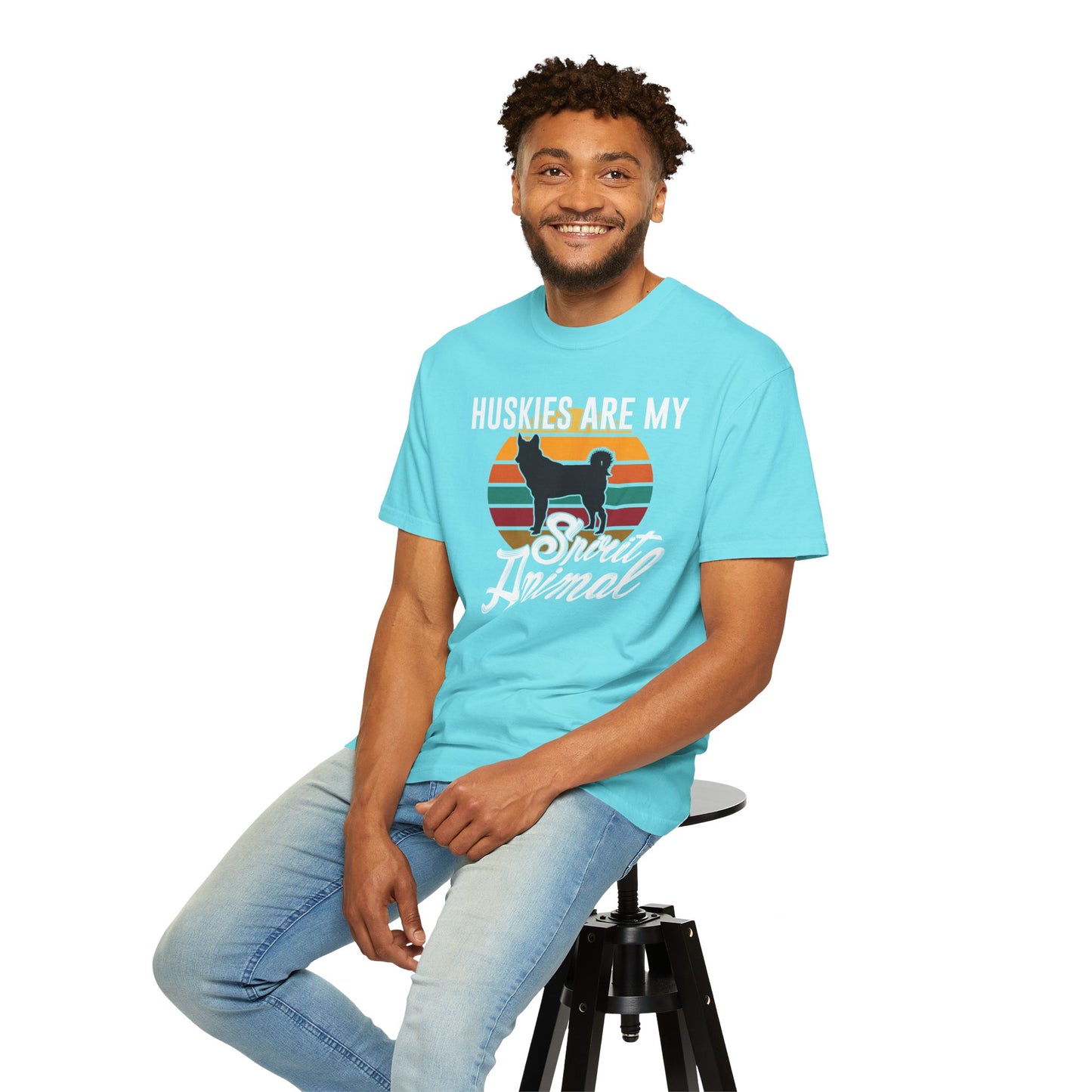 Husky Spirit Animal Dogs - T-Shirt