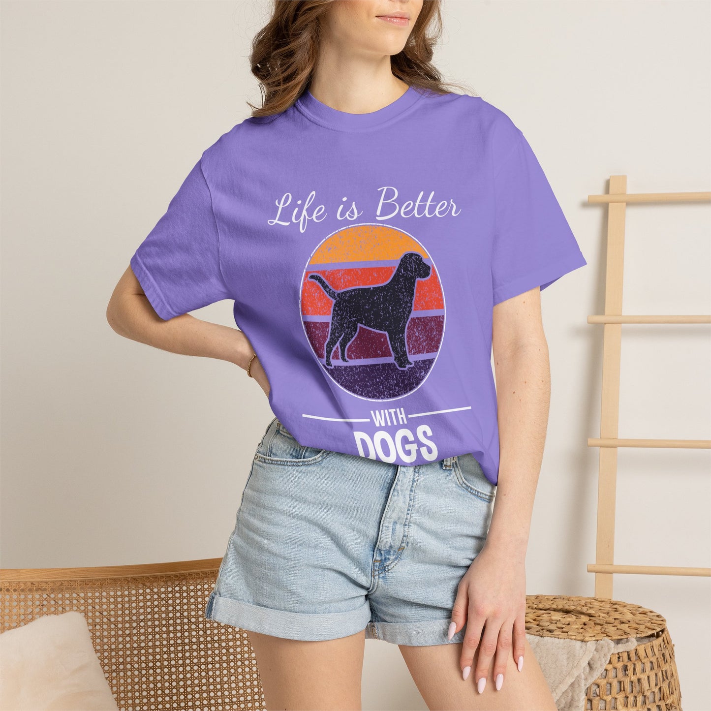 Life is Better With Dogs - T-Shirt