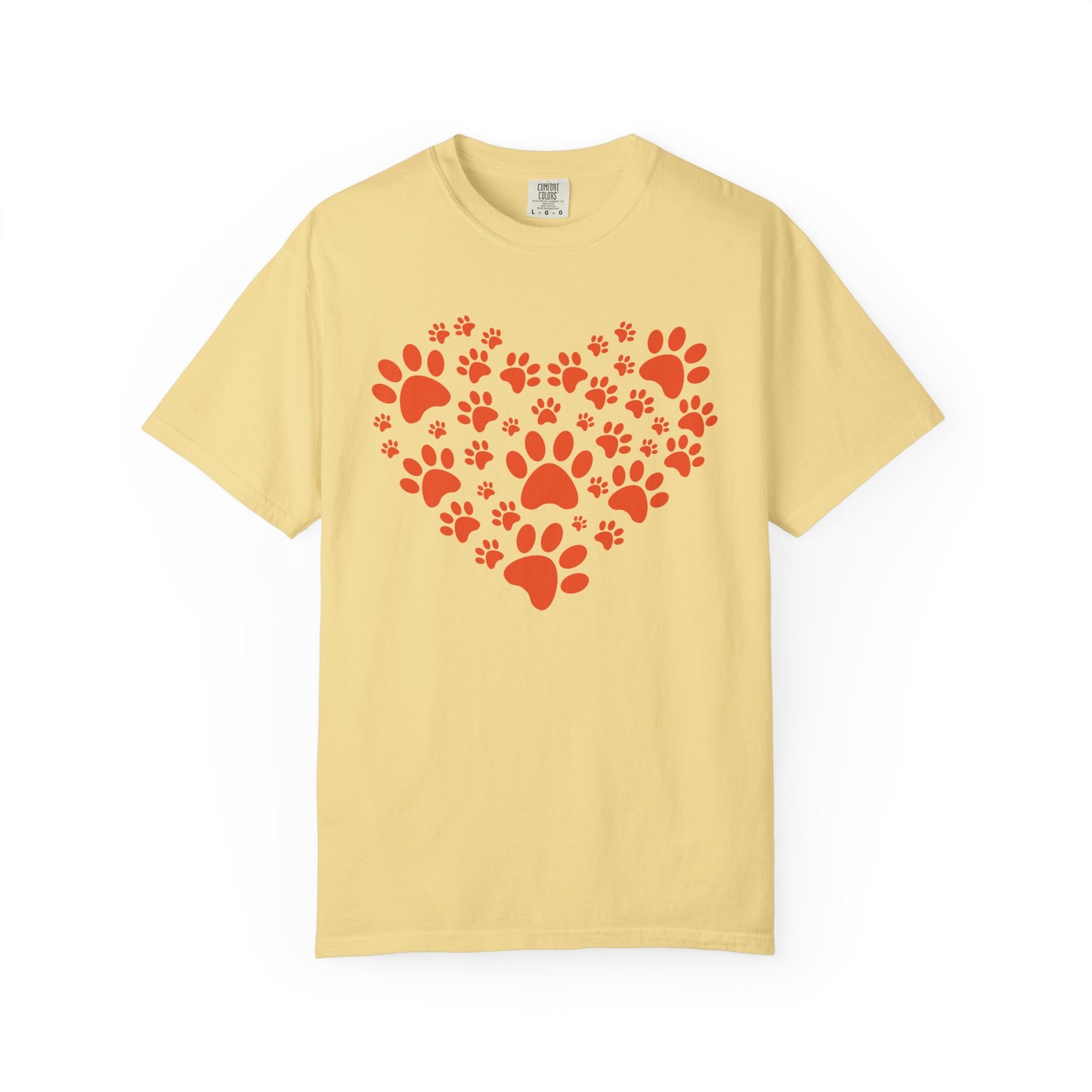 Heart Footprint Dogs - T-Shirt