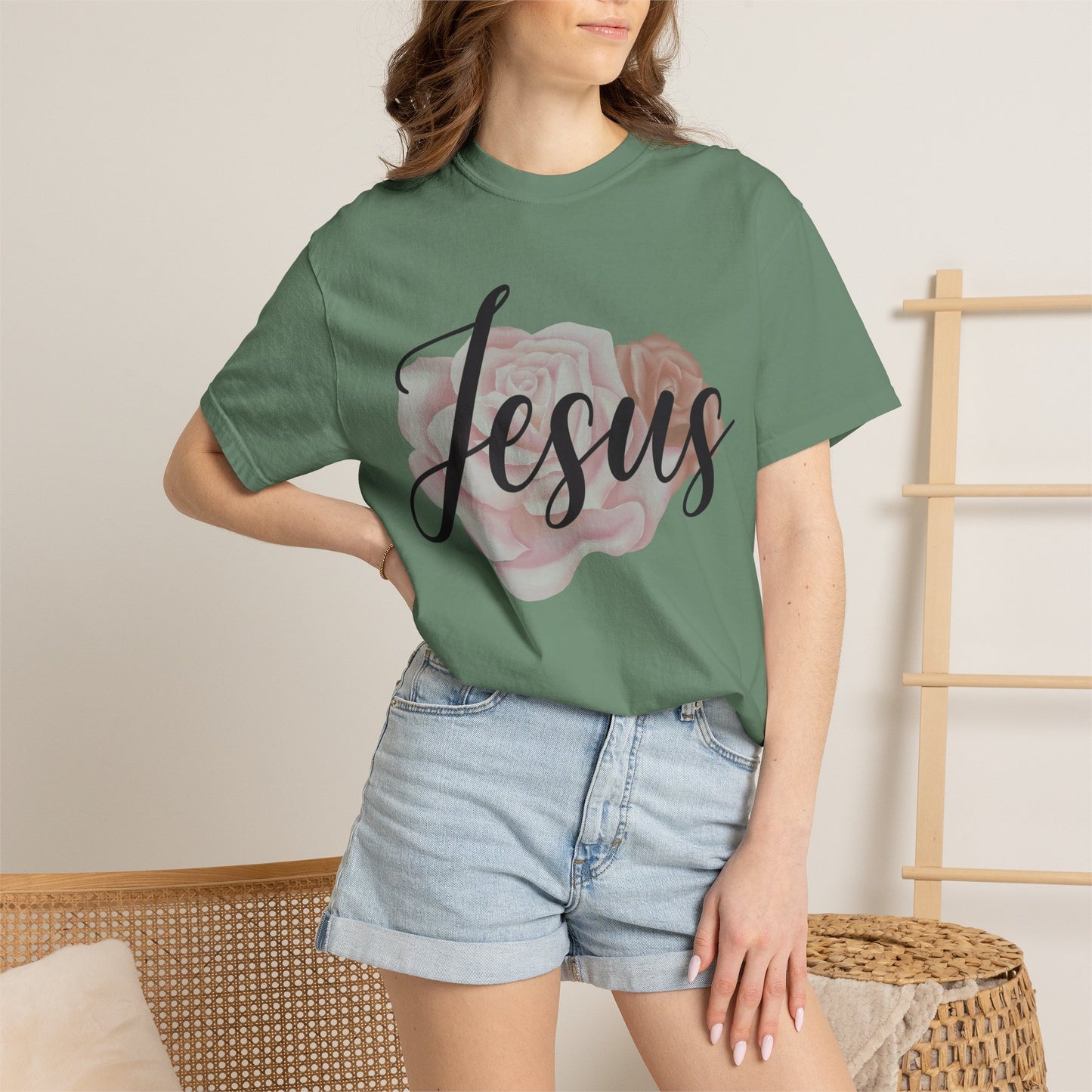 Jesus Rose Christian - T-Shirt