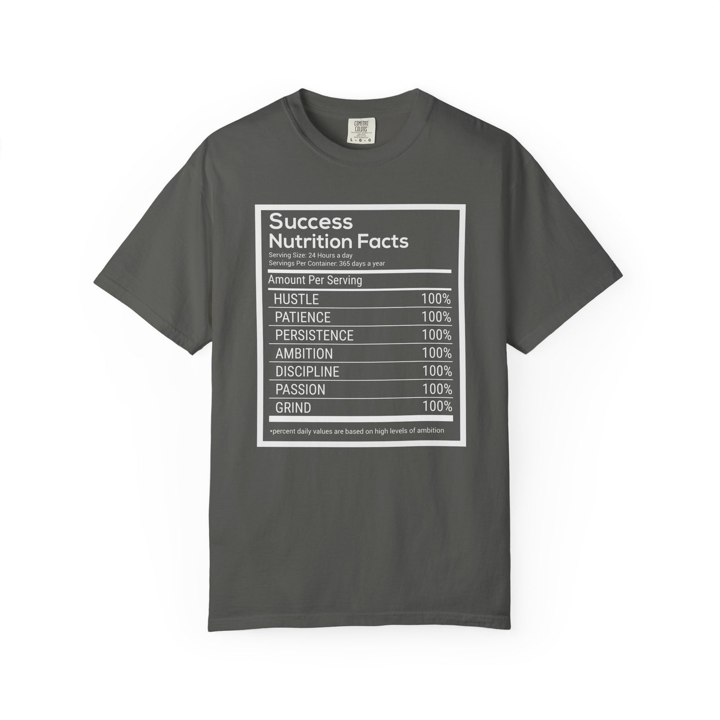 Success Nutrition Facts - T-Shirt