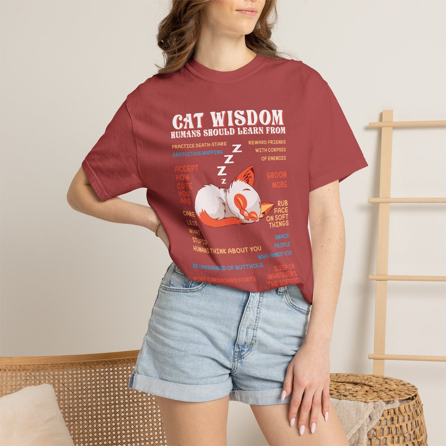 Cat Wisdom - T-Shirt
