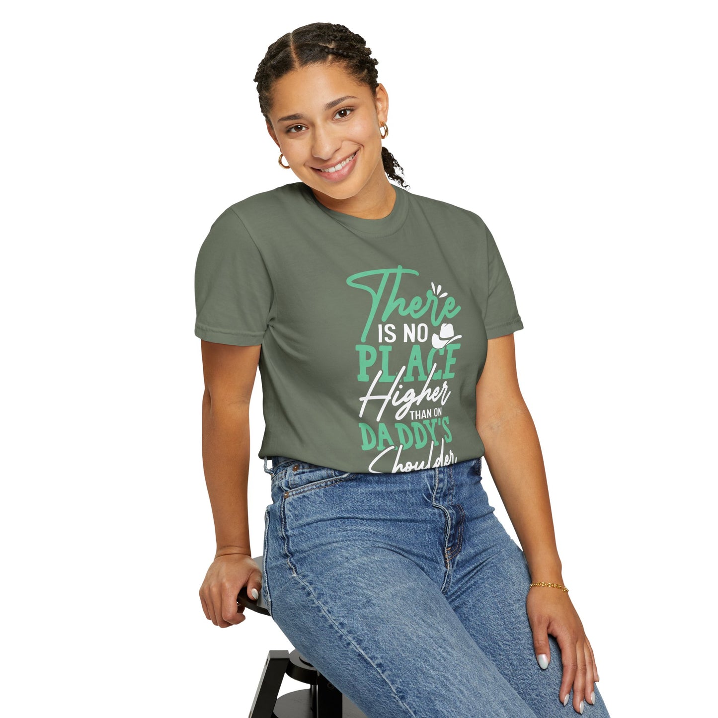 Daddys Shoulder Dad - T-Shirt