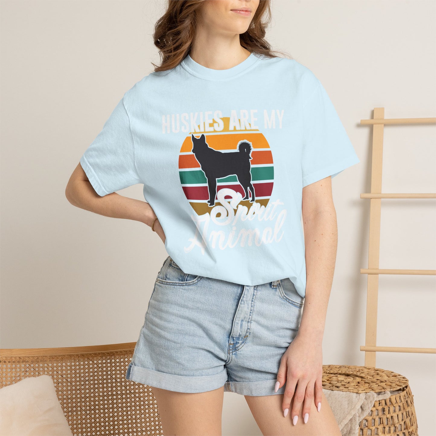 Husky Spirit Animal Dogs - T-Shirt