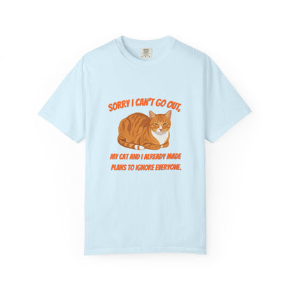 Sorry I Cant Go Cat - T-Shirt