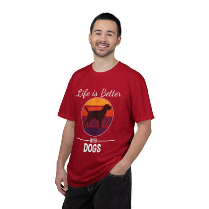 Life is Better With Dogs - T-Shirt