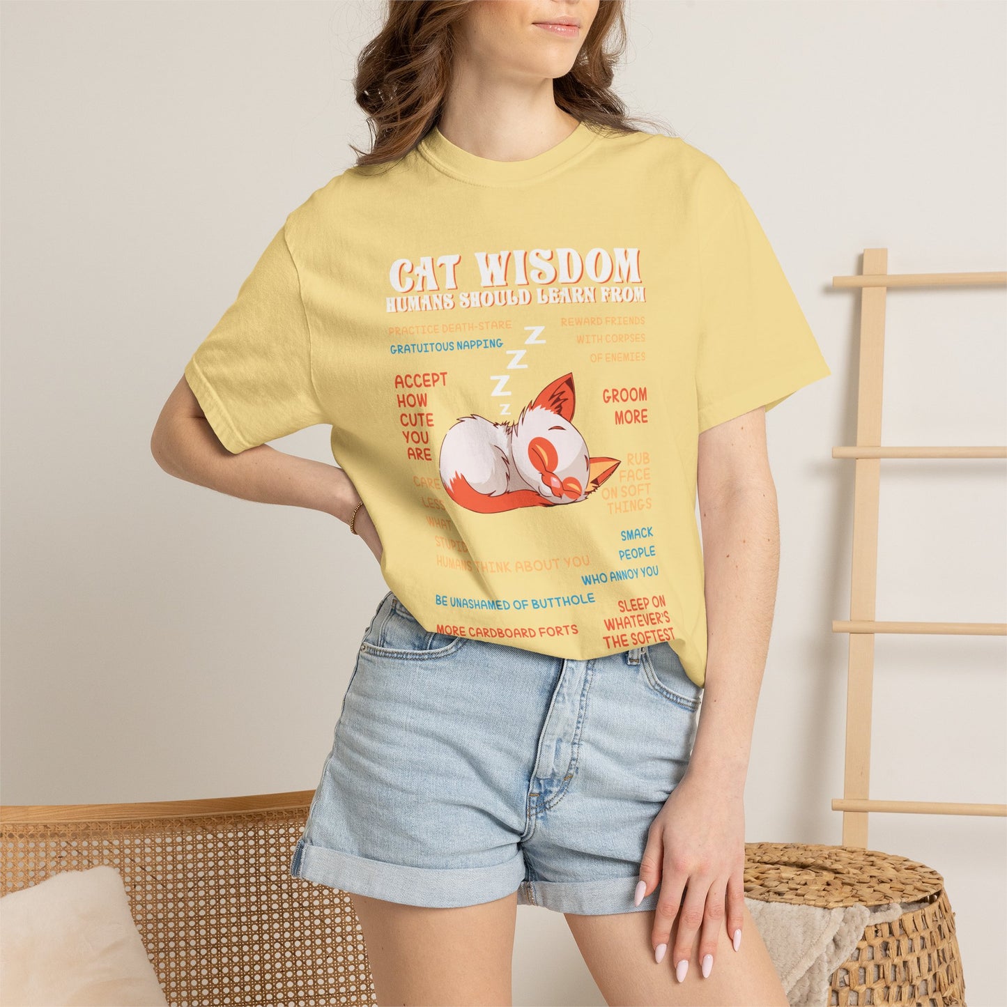 Cat Wisdom - T-Shirt