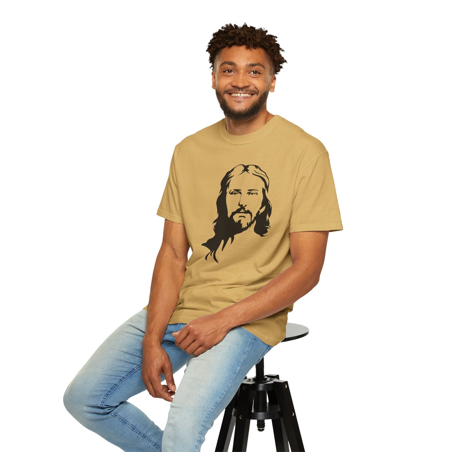 Jesus Portrait T-Shirt — Inspirational Christian Faith Tee