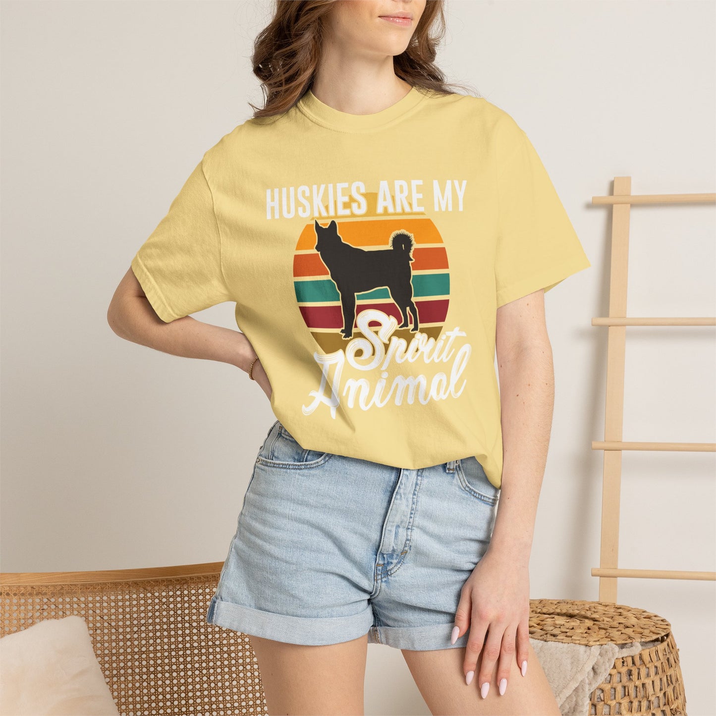 Husky Spirit Animal Dogs - T-Shirt