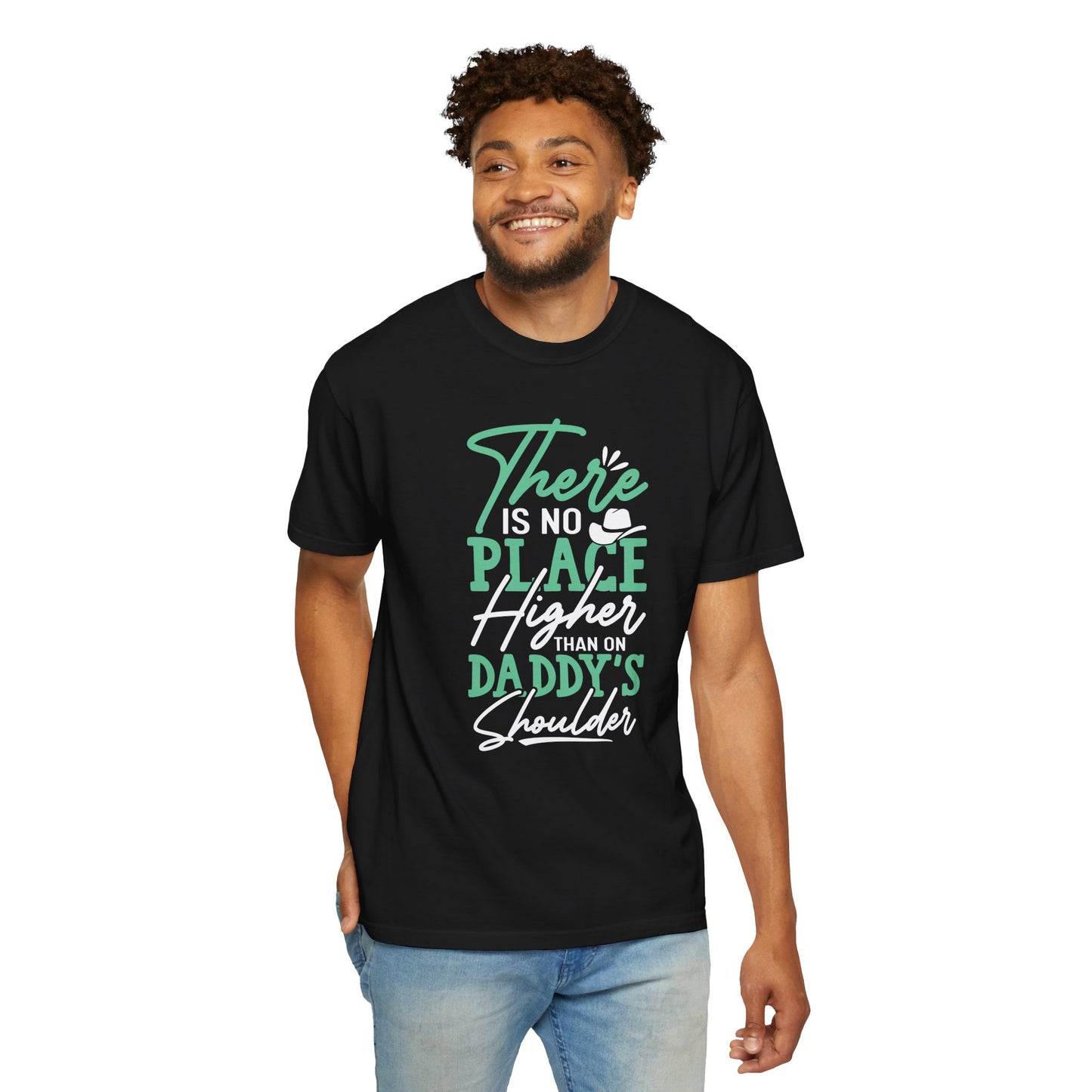 Daddys Shoulder Dad - T-Shirt