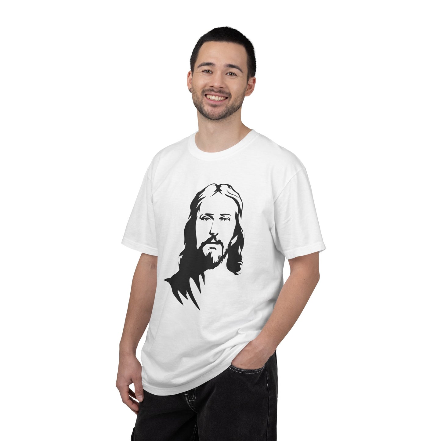 Jesus Portrait T-Shirt — Inspirational Christian Faith Tee