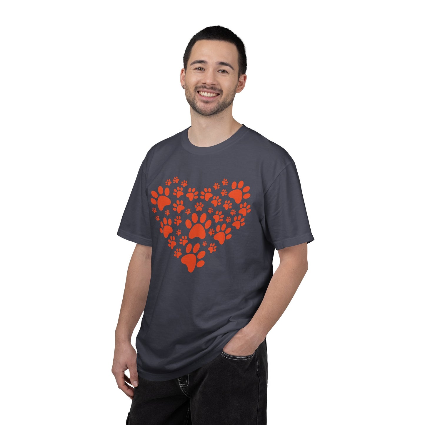 Heart Footprint Dogs - T-Shirt
