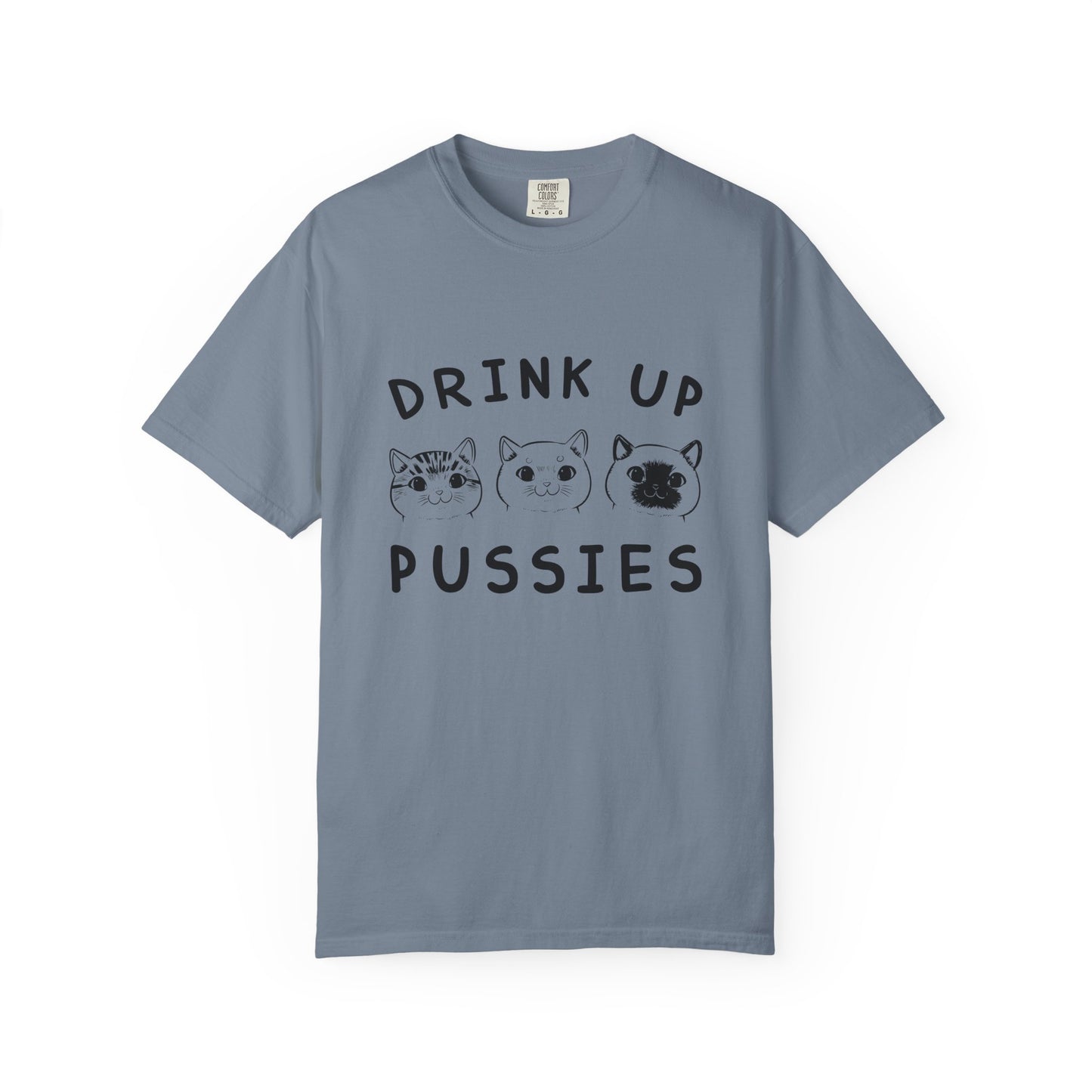 Drink Up Cat - T-Shirt