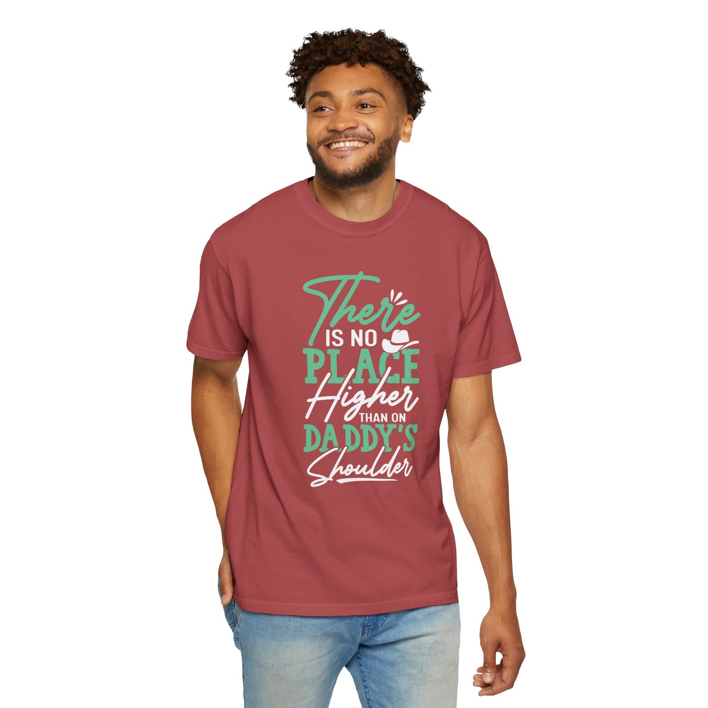 Daddys Shoulder Dad - T-Shirt