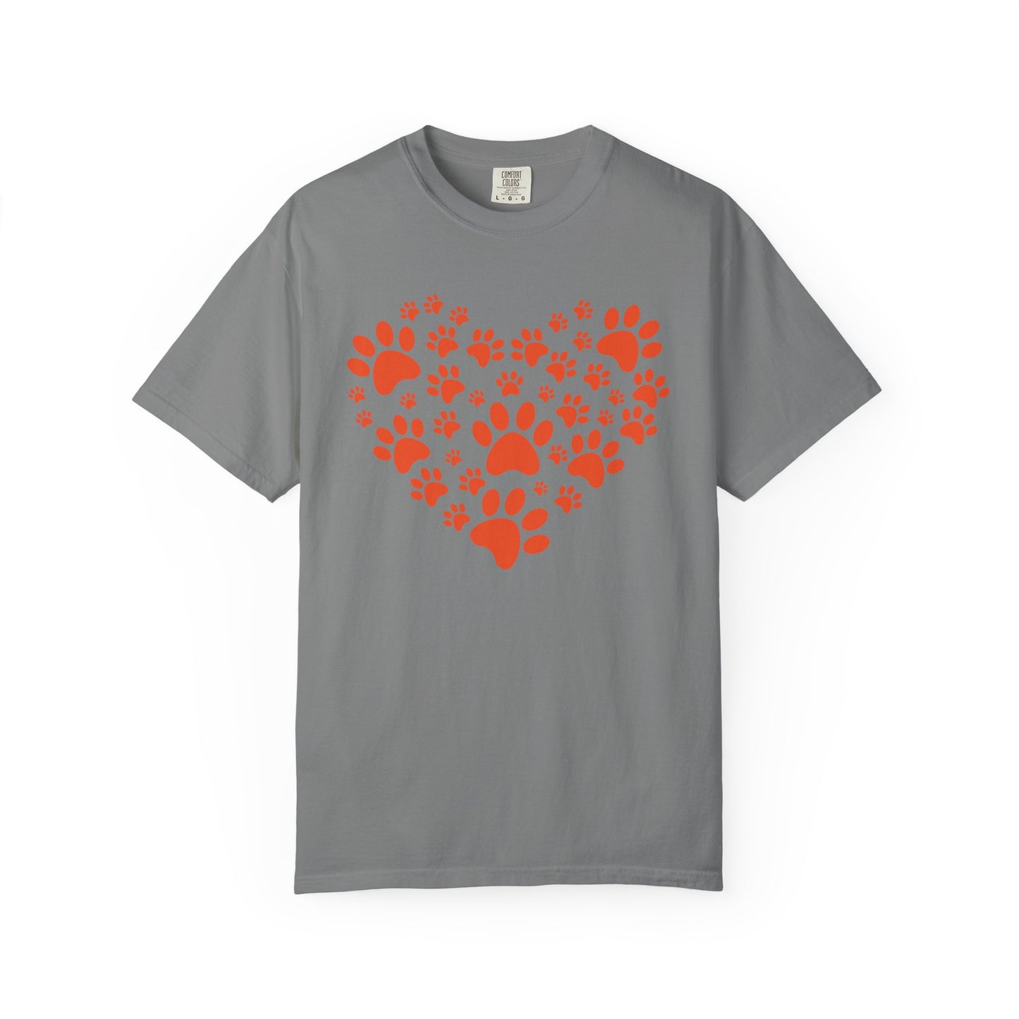 Heart Footprint Dogs - T-Shirt