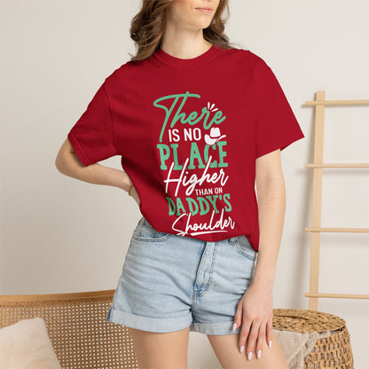 Daddys Shoulder Dad - T-Shirt