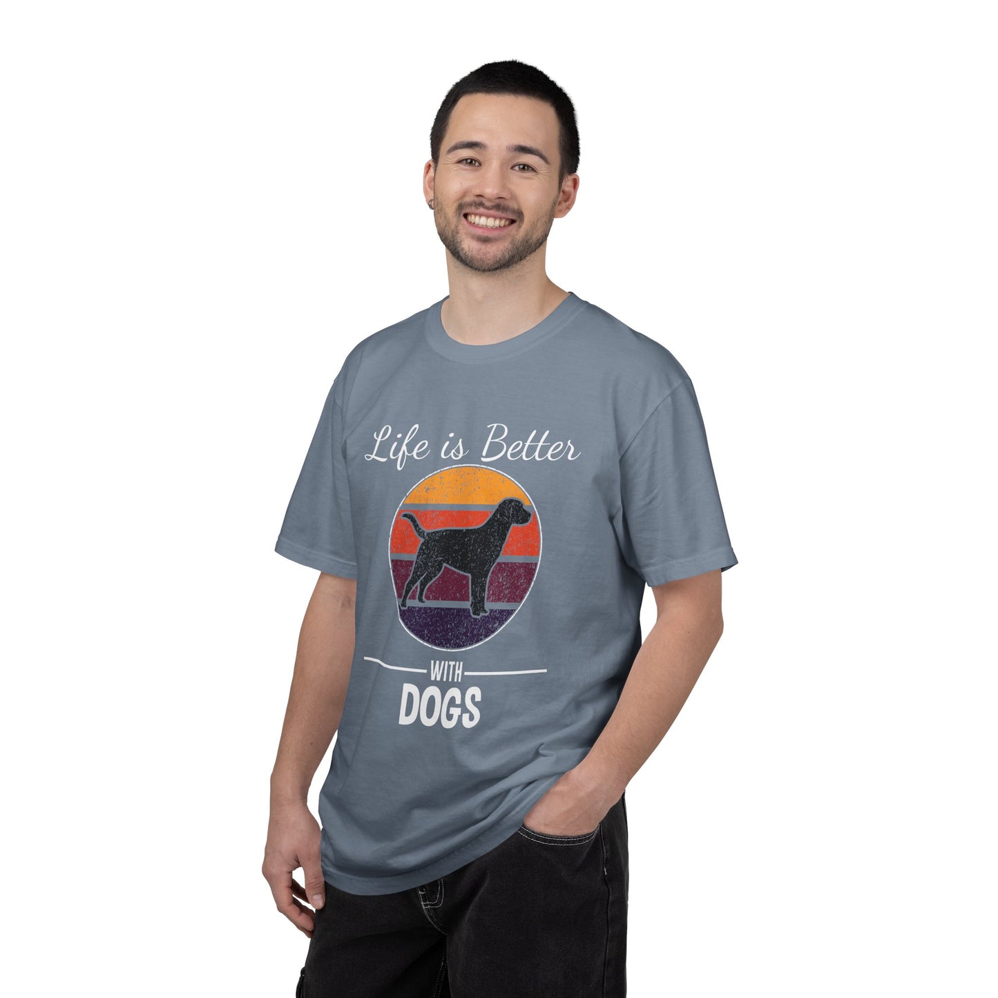 Life is Better With Dogs - T-Shirt