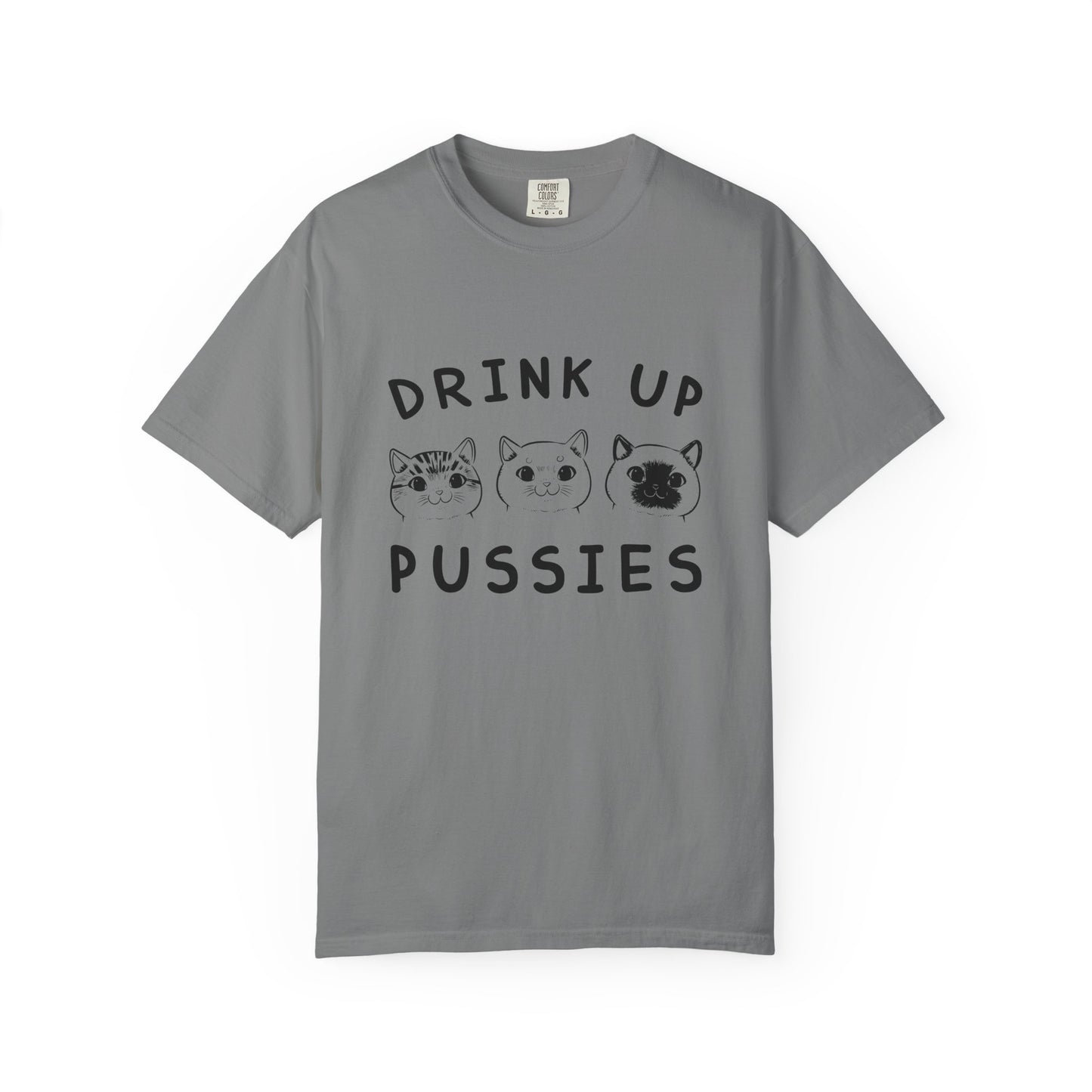 Drink Up Cat - T-Shirt