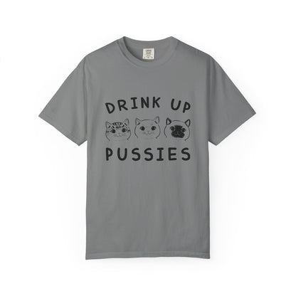 Drink Up Cat - T-Shirt