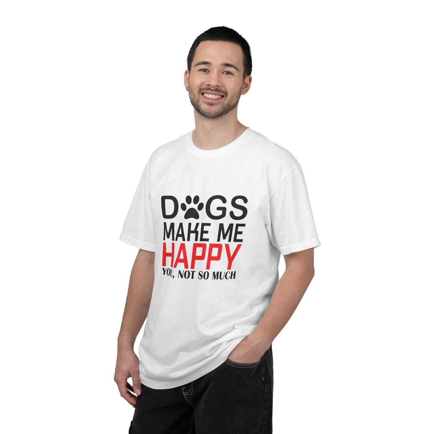 Dogs Make Me Happy Dogs - T-Shirt