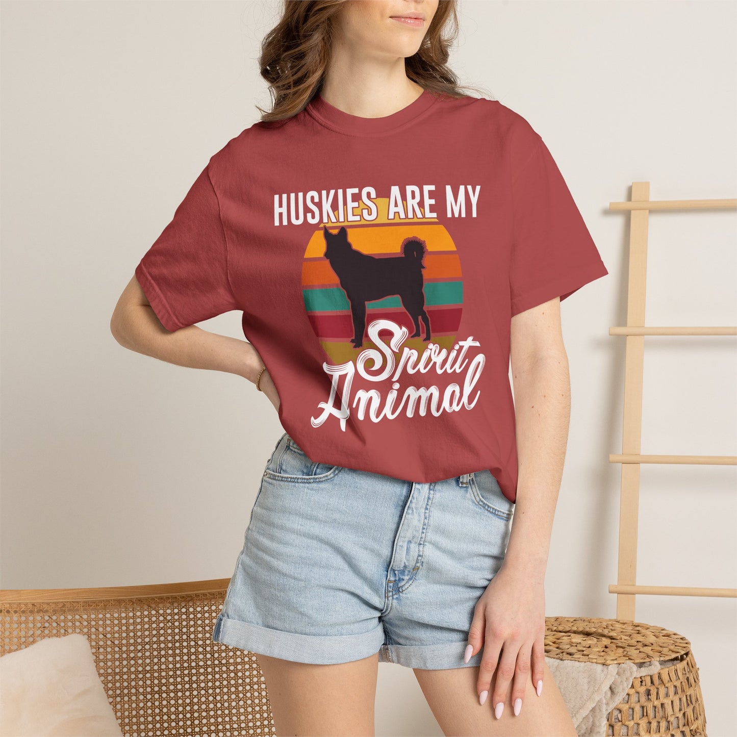 Husky Spirit Animal Dogs - T-Shirt