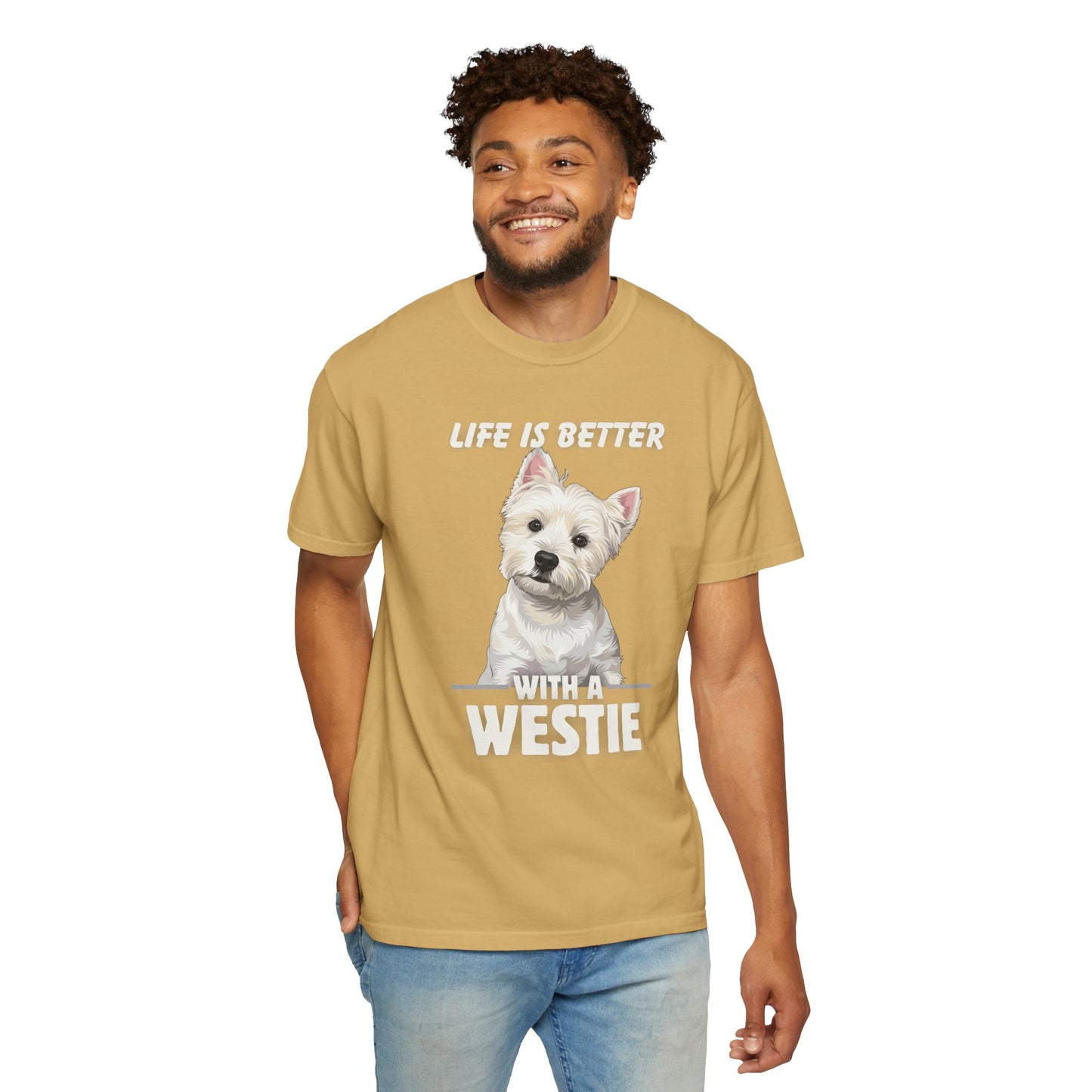Life is Better Westie Dog - T-Shirt