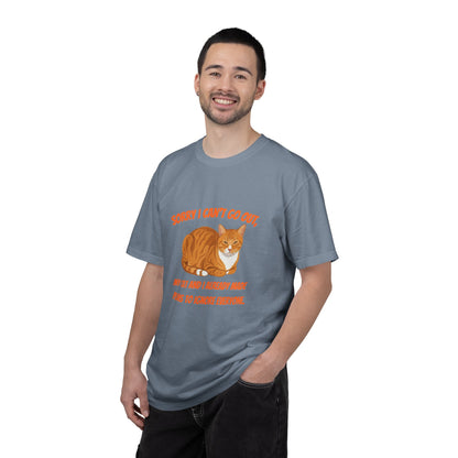 Sorry I Cant Go Cat - T-Shirt