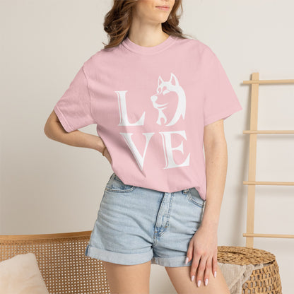 Love Husky Dogs - T-Shirt
