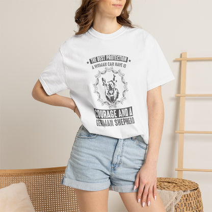 Woman Best Protection Dogs - T-Shirt