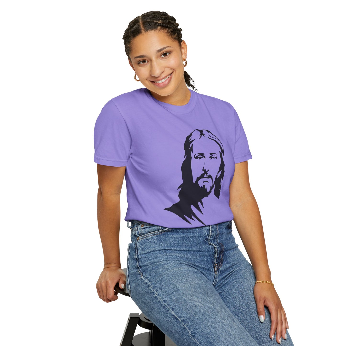 Jesus Portrait T-Shirt — Inspirational Christian Faith Tee