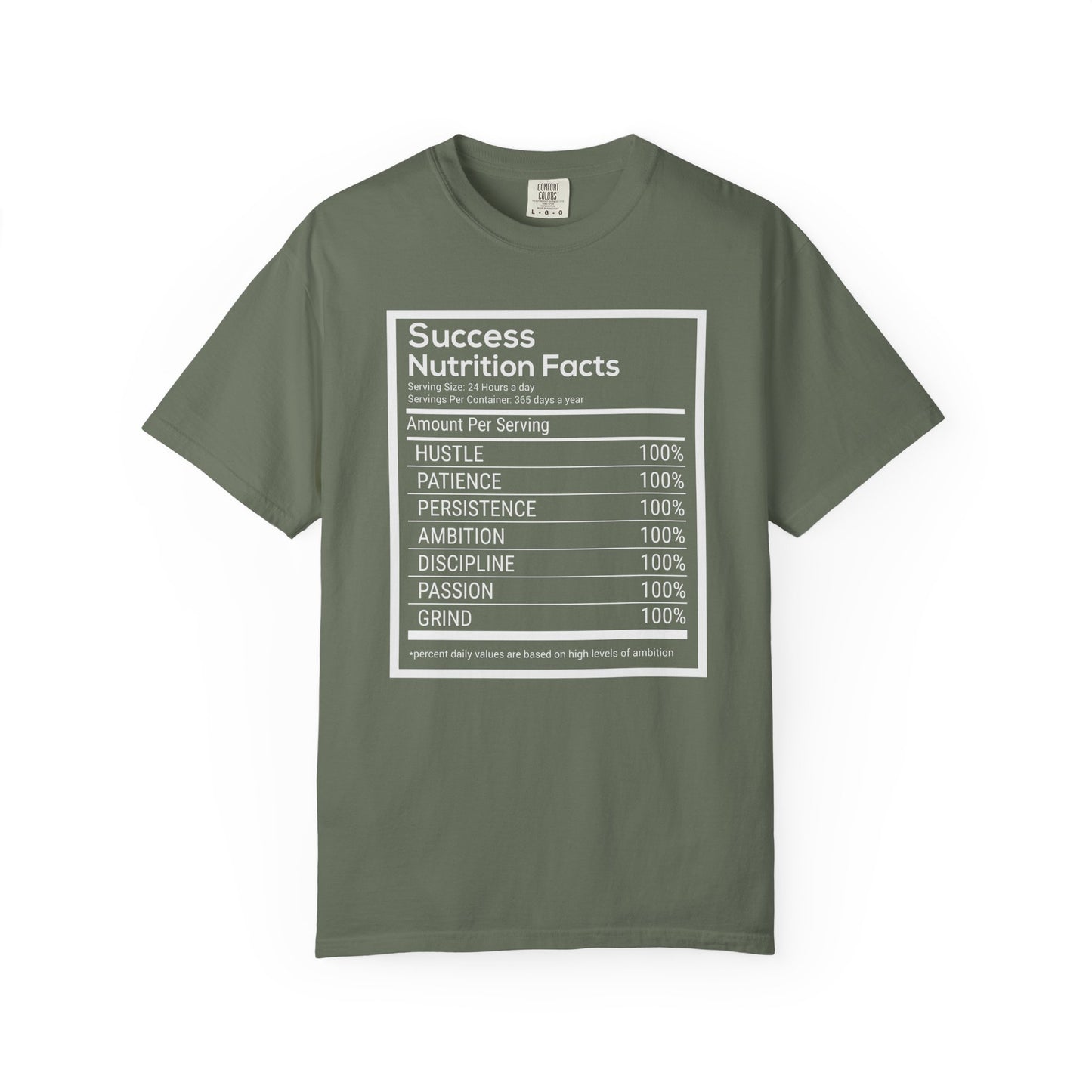 Success Nutrition Facts - T-Shirt