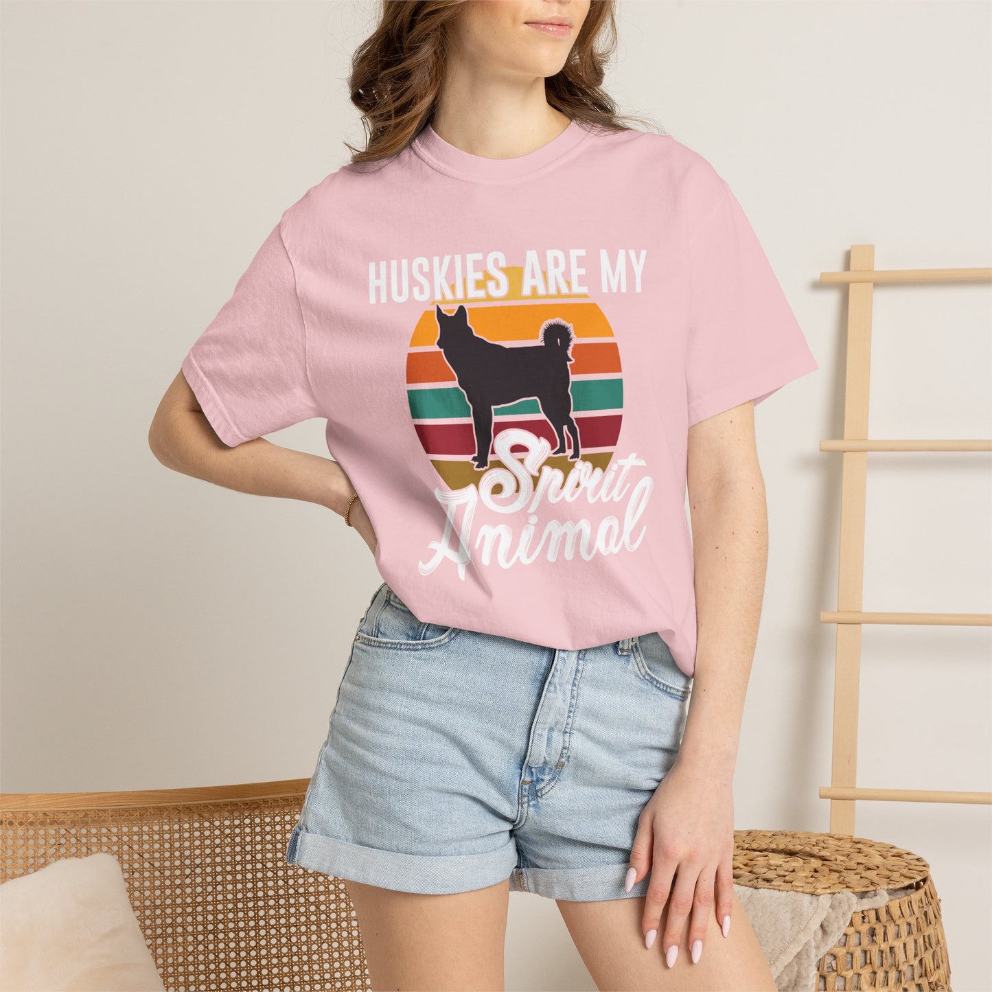 Husky Spirit Animal Dogs - T-Shirt