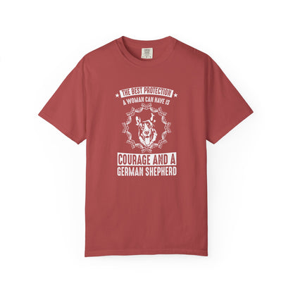 Woman Best Protection Dogs - T-Shirt