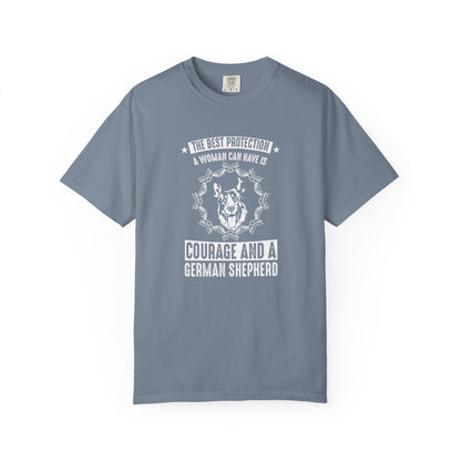 Woman Best Protection Dogs - T-Shirt