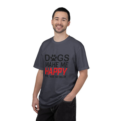 Dogs Make Me Happy Dogs - T-Shirt