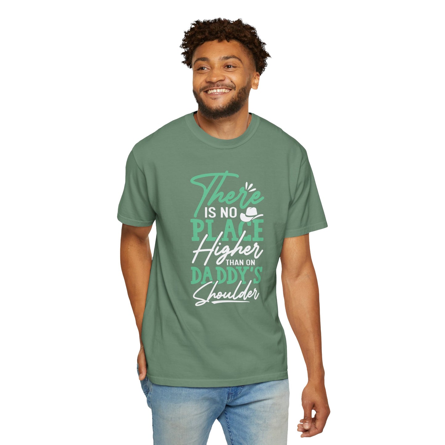 Daddys Shoulder Dad - T-Shirt