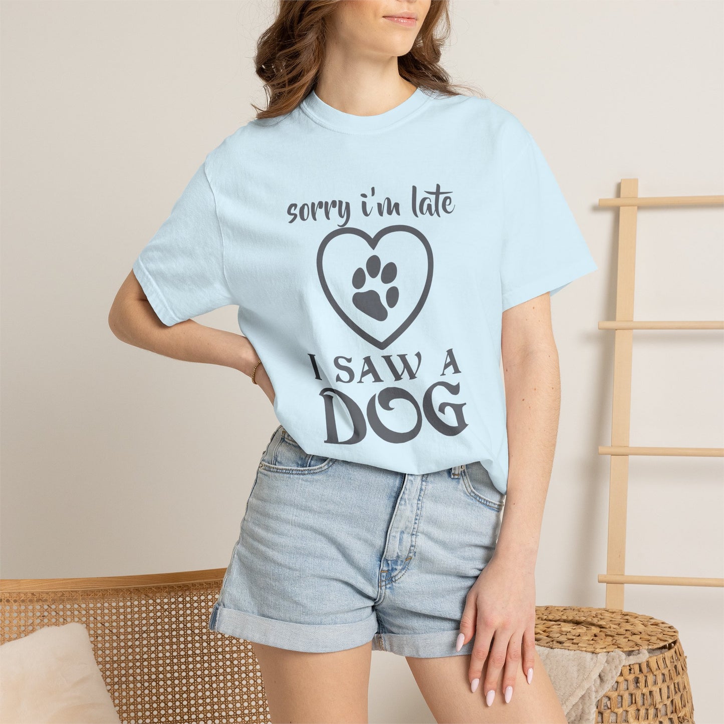 Sorry Im Late Dogs - T-Shirt