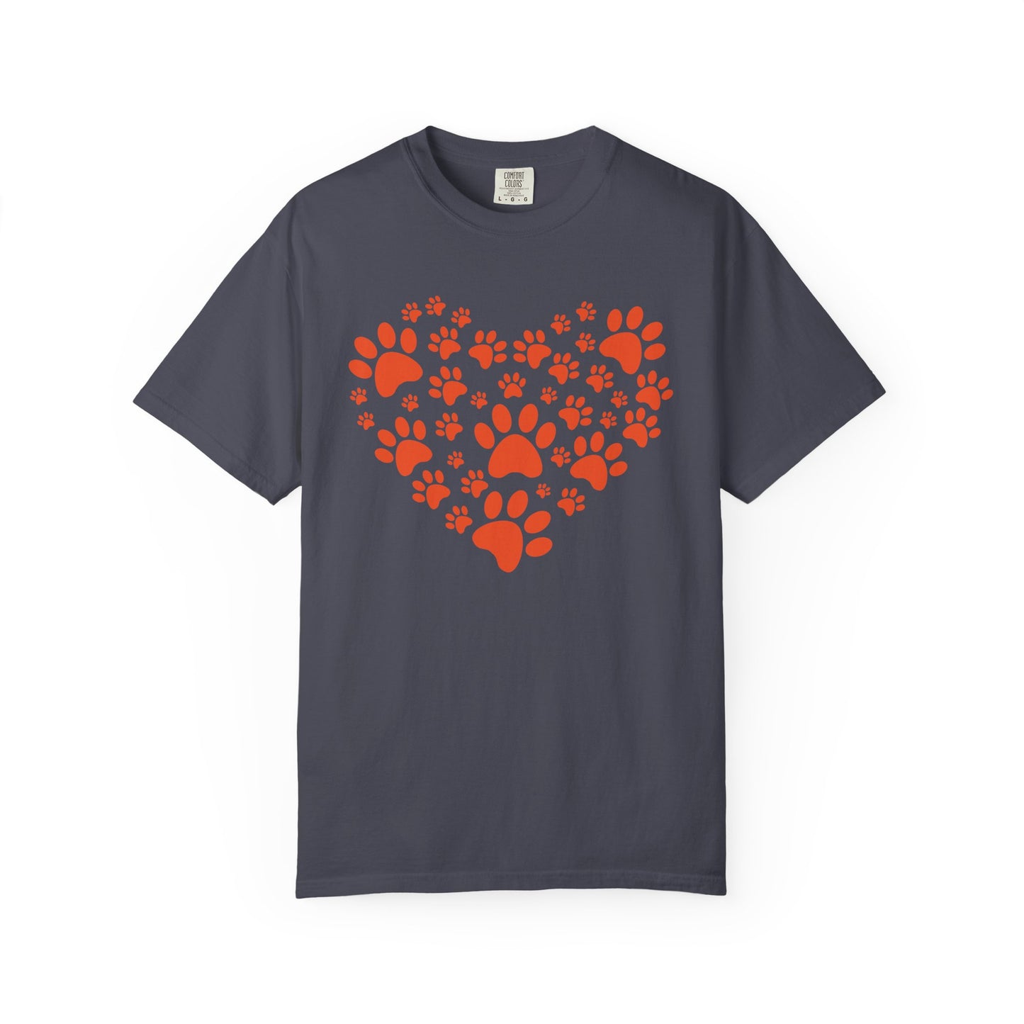 Heart Footprint Dogs - T-Shirt