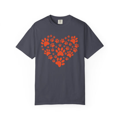 Heart Footprint Dogs - T-Shirt