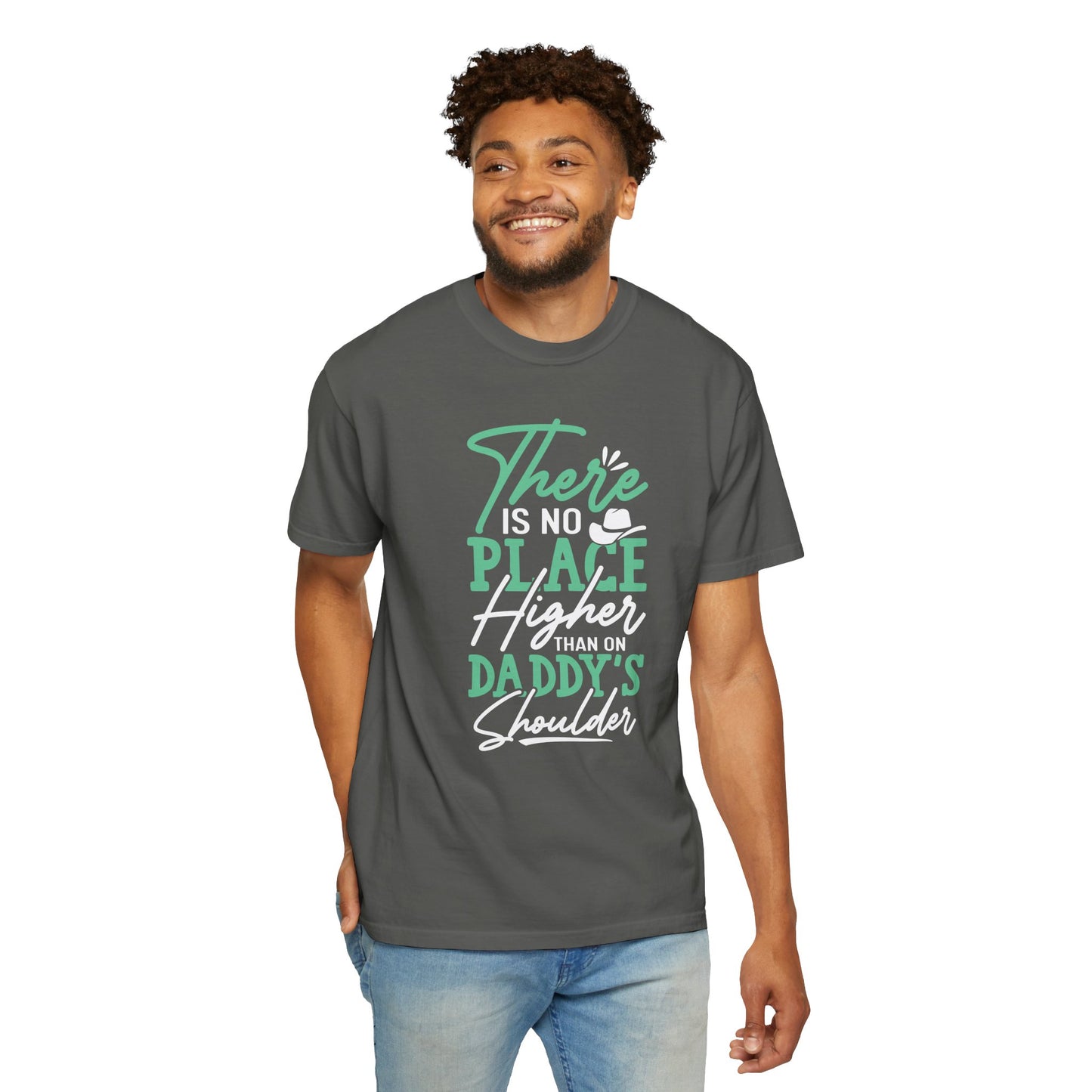 Daddys Shoulder Dad - T-Shirt