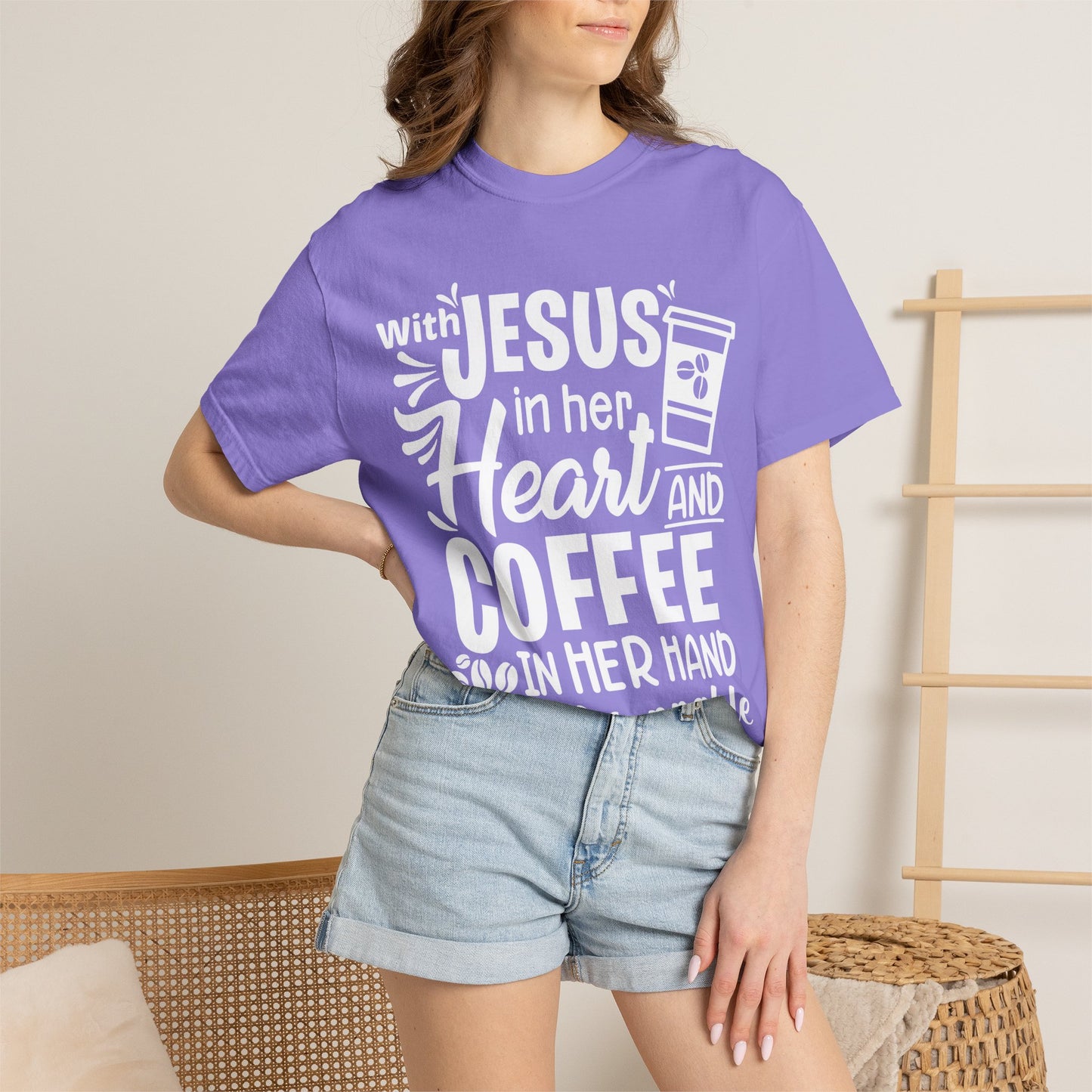 Jesus in Her Heart - T-Shirt