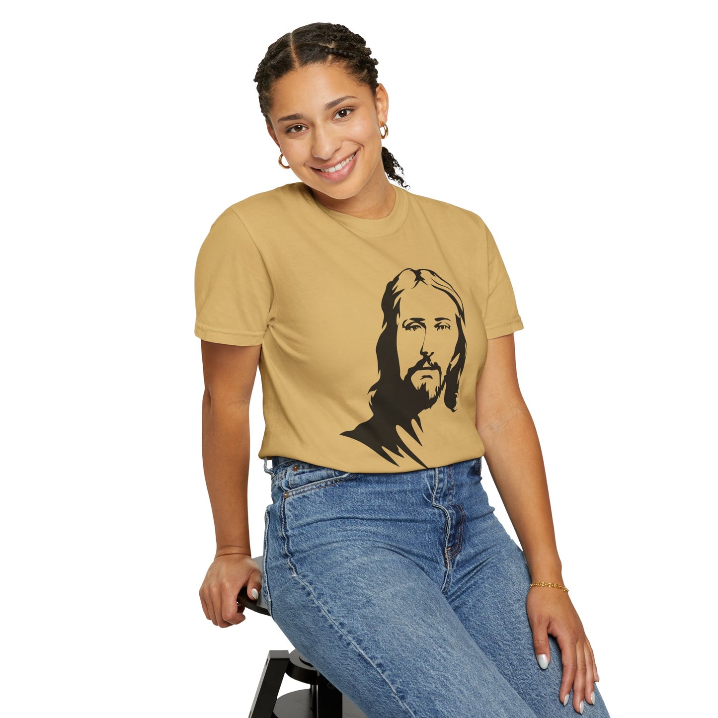 Jesus Portrait T-Shirt — Inspirational Christian Faith Tee