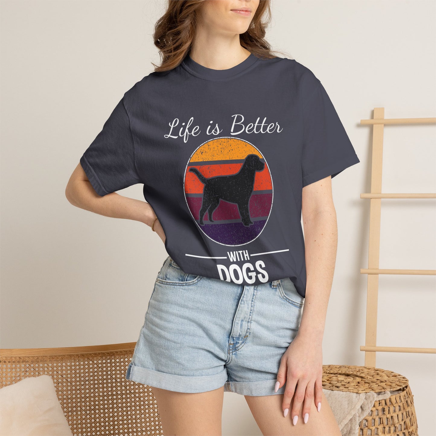 Life is Better With Dogs - T-Shirt
