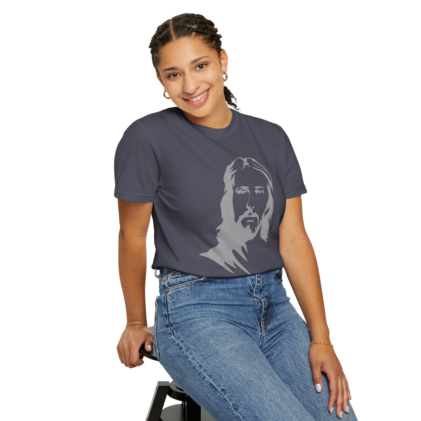 Jesus Portrait T-Shirt — Inspirational Christian Faith Tee