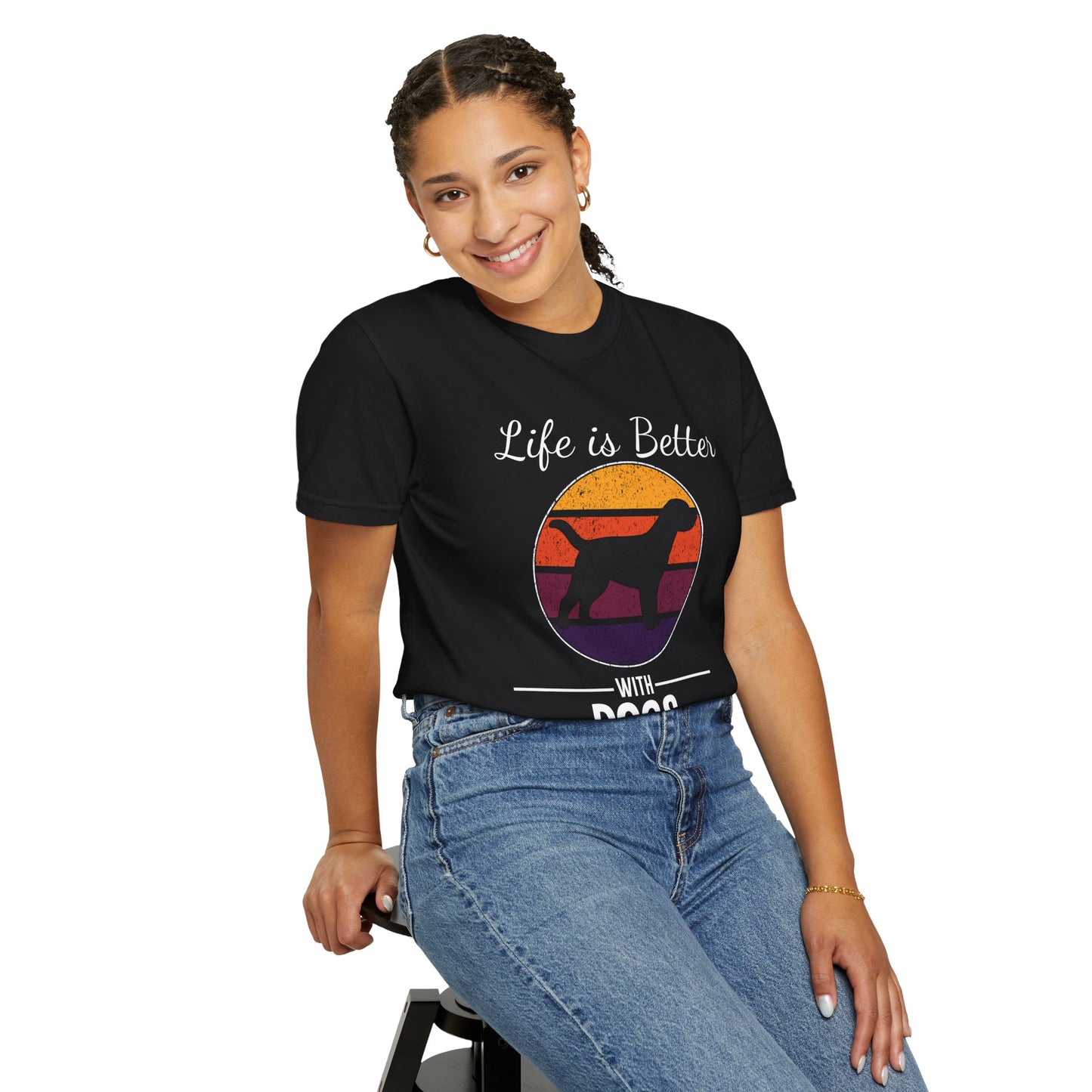 Life is Better With Dogs - T-Shirt