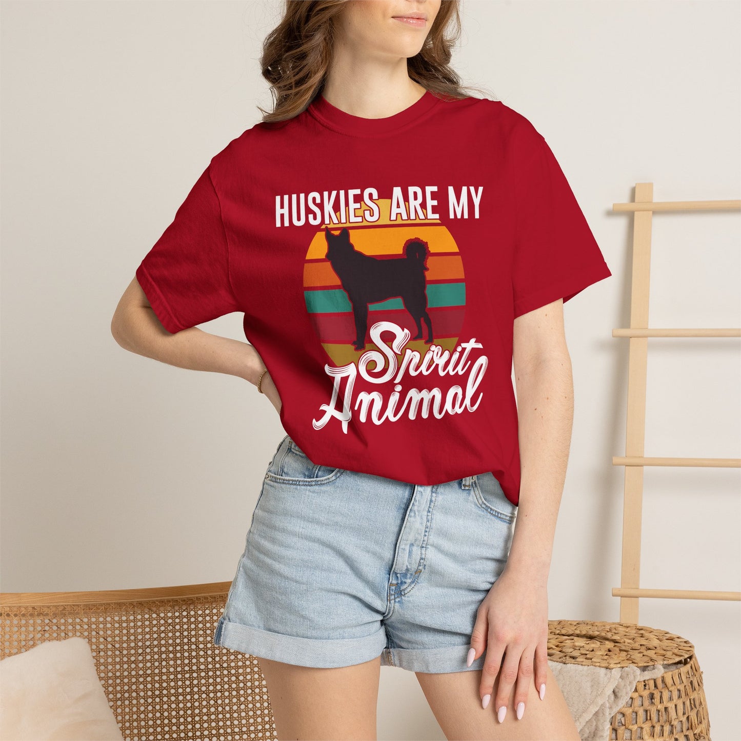 Husky Spirit Animal Dogs - T-Shirt