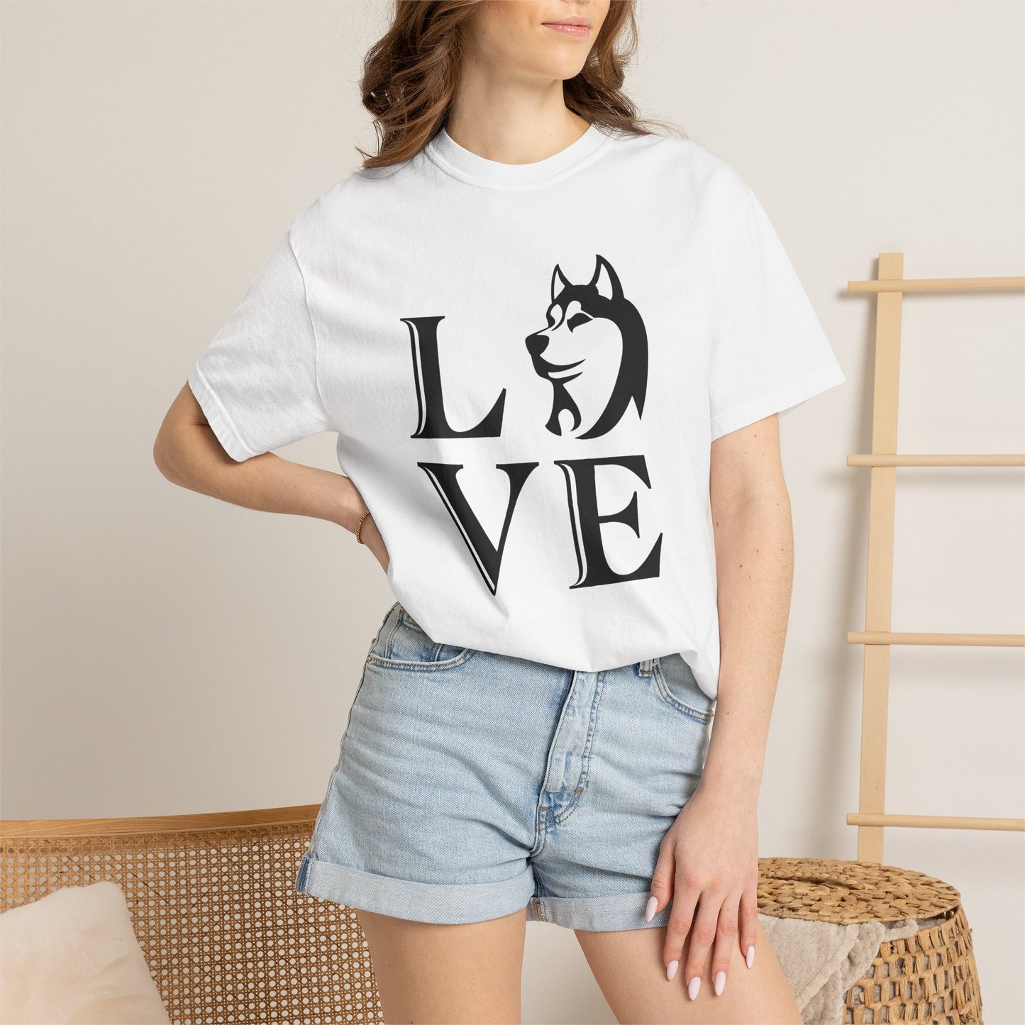 Love Husky Dogs - T-Shirt