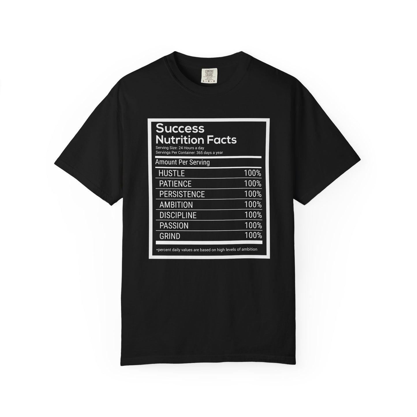 Success Nutrition Facts - T-Shirt