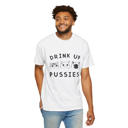 Drink Up Cat - T-Shirt